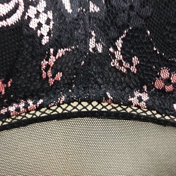 roselle Black Mesh Slip Lingerie With Bra 🌻 - Picture 9 of 10